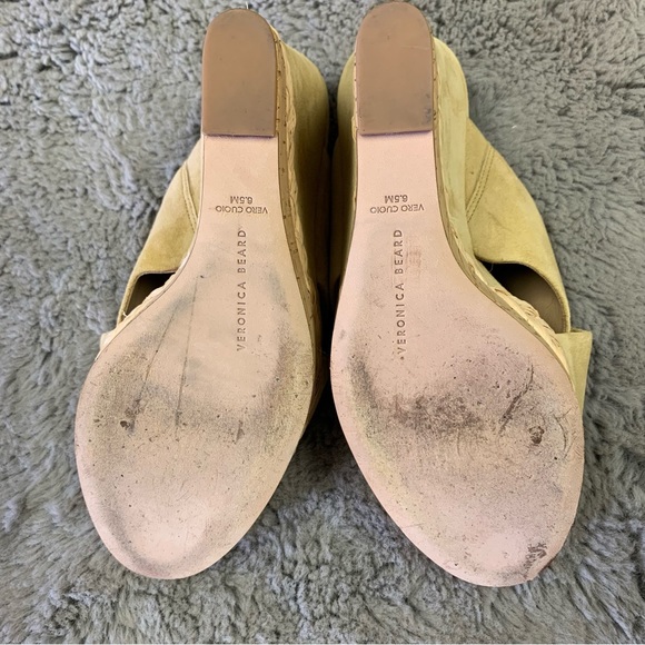 Veronica Beard | Loro Cork Braided Trim Wedge Sandal in Desert Sport Size 6.5 - Picture 8 of 8